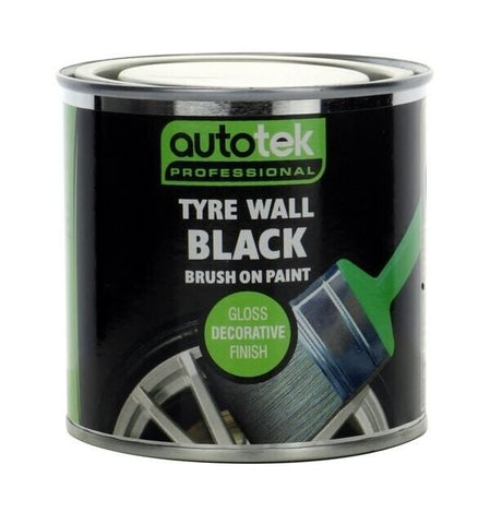 Tyre Paint Black Rubber Surfaces 250ml