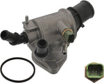 febi bilstein 45540 Thermostat Housing with temperature switch and seal, pack of one