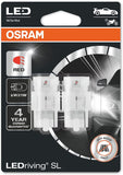 OSRAM LEDriving® SL, ≜ W21W, White 6000K, LED signal lamps, Off-road only, non ECE, Double Blister