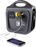 Ring RPP148 9A Portable Jump Starter, 12V Vehicles to 1.8L, 12V DC Socket, LED Light, Battery Power test, 2 USB Sockets