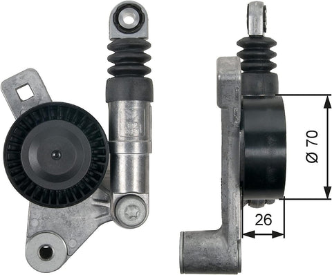Gates T39132 Tensioner Pulley, Ribbed Drive Belt