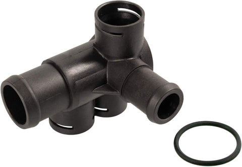 febi bilstein 12405 Coolant Flange for cylinder head, with seal, pack of one