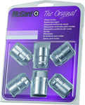24552SU Wheel Lock Nuts SU, 5 lock set M12 x 1,25, cone seat, total length 32,5 mm, Hex size 19mm, Key diameter 27,7 mm