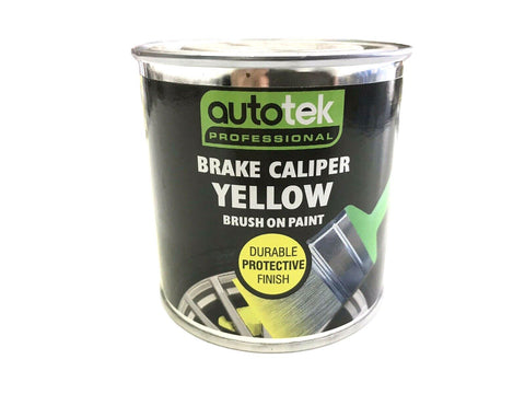 Brake Caliper Paint Yellow Brush On Paint Gloss Finish  250ml