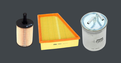 VW POLO (9N) 1.4 TDI SERVICE KIT OIL/AIR/ FUEL FILTER 2005-2009