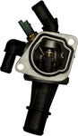 febi bilstein 33956 Thermostat Housing with temperature switch and seal, pack of one