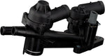 febi bilstein 45080 Thermostat Housing with Sensor, Seal and 2 Thermostats, Pack of 1