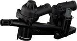 febi bilstein 45080 Thermostat Housing with Sensor, Seal and 2 Thermostats, Pack of 1