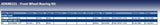 Blue Print ADK88221 Wheel Bearing Kit, pack of one