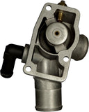 febi bilstein 33486 Thermostat Housing with temperature switch and seal, pack of one