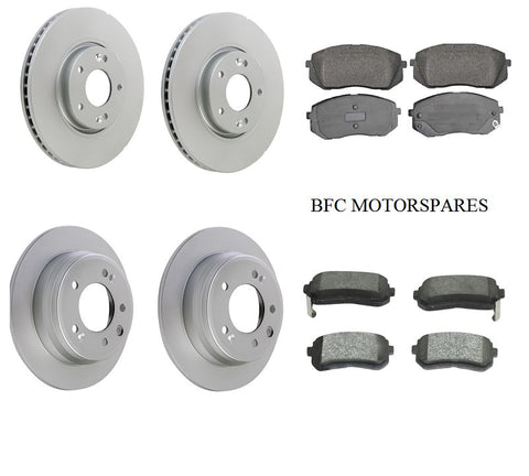 HYUNDAI i30 1.6 CRDI FD FRONT & REAR DISCS AND PADS SET