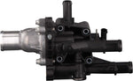 febi bilstein 49187 Thermostat Housing with thermostat, seal and temperature switch, pack of one