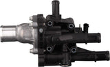 febi bilstein 49187 Thermostat Housing with thermostat, seal and temperature switch, pack of one