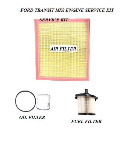 FORD TRANSIT MK8 2.2 TDCI SERVICE KIT OIL/AIR/FUEL/ FILTERS