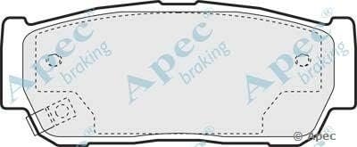 APEC PAD1380 Brake Pad