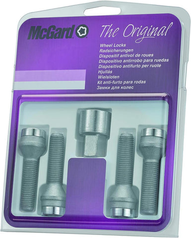 27112SU Wheel Lock Bolts SU M12 x 1,5, cone seat, shaft length 36,3 mm, Overall length 61,0 mm, Hex size 17mm, Key diameter 25,8 mm