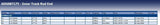 Blue Print ADG087175 Inner Tie Rod with counter-nut, pack of one