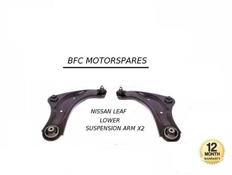 FITS NISSAN LEAF ELECTRIC FRONT LOWER SUSPENSION WISHBONE ARM PAIR 2010-2013