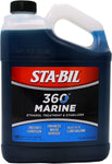 STA-BIL 360 Marine Ethanol Treatment and Fuel Stabilizer - Prevents Corrosion - Helps Clean Fuel System For Improved In-Season Performance - Treats Up To 1,280 Gallons, 1 Gallon. (22250), Gold