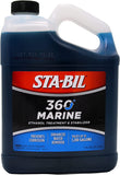 STA-BIL 360 Marine Ethanol Treatment and Fuel Stabilizer - Prevents Corrosion - Helps Clean Fuel System For Improved In-Season Performance - Treats Up To 1,280 Gallons, 1 Gallon. (22250), Gold