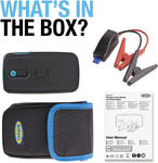 Ring Automotive RPPL250 wireless lithium car jump starter power pack and 9900mAh power bank with wireless phone charger