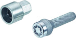 27230SU Wheel Lock Bolts SU M14 x 1,25, cone seat, shaft length 37,0 mm, Overall length 60,5 mm, Hex size 17mm, Key diameter 25,8 mm