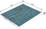 Bosch R2537 - cabin air filter with activated carbon