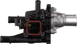 febi bilstein 49187 Thermostat Housing with thermostat, seal and temperature switch, pack of one