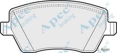 AUTOMOTIVE POWER EQUIPMENT CO PAD1312 Brake Pad