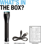 Ring Automotive RIT1060 Zoom750 LED USB Rechargeable Inspection Torch & Power Bank,Black/Blue