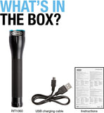 Ring Automotive RIT1060 Zoom750 LED USB Rechargeable Inspection Torch & Power Bank,Black/Blue
