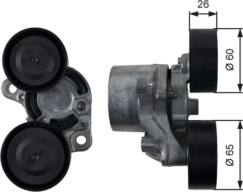 Gates T39198 Tensioner Pulley, Ribbed Drive Belt