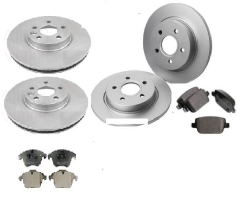 VAUXHALL VECTRA C & SAAB 93  FRONT & REAR BRAKE DISCS AND PADS SET