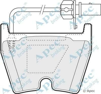 APEC PAD1378 Brake Pad