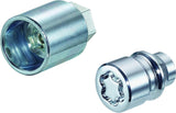 24028SU Wheel Lock Nuts SU M12 x 1,5, cone/flat seat, shaft length/Overall length 5/32 mm, Hex size 19mm, Key diameter 27,7 mm
