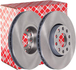 febi bilstein 28505 Brake Disc Set (2 Brake Disc) front, internally ventilated, No. of Holes 5
