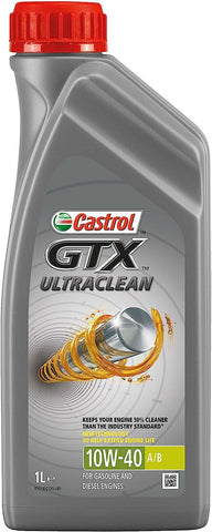 Castrol GTX Ultraclean 10W-40 A3/B4 Engine Oil 1L