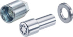 23185SU Wheel Lock Nuts SU M12 x 1,5, flat seat, Overall length 35/55 mm, Hex size 21mm, Key diameter 27,7 mm