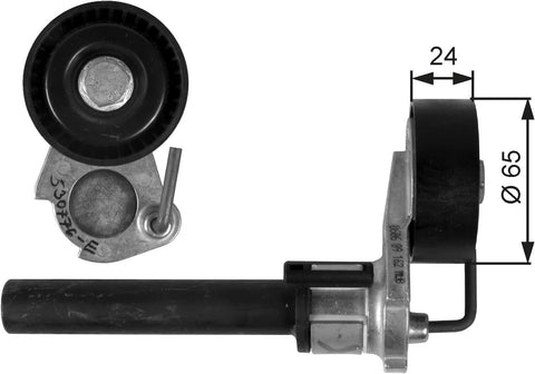 Gates T39087 Tensioner Pulley, Ribbed Drive Belt