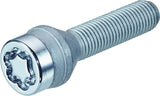 27230SU Wheel Lock Bolts SU M14 x 1,25, cone seat, shaft length 37,0 mm, Overall length 60,5 mm, Hex size 17mm, Key diameter 25,8 mm