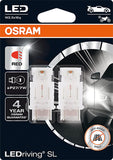 OSRAM LEDriving® SL, ≜ W21W, White 6000K, LED signal lamps, Off-road only, non ECE, Double Blister