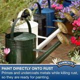 Hammerite No 1 Rust Beater, Rust Remover for Metal. Rust Converter Metal Paint, with Metal Filler Primer and Undercoat, Brown Metal Paint for Interior and Exterior - 250ml