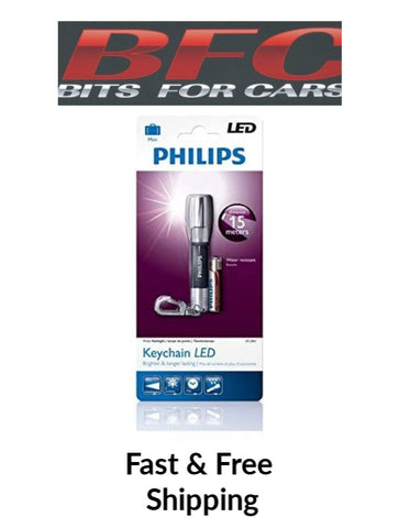 Philips SFL2001 Flashlight Keychain LED 1xAAA 15 Meters Distance