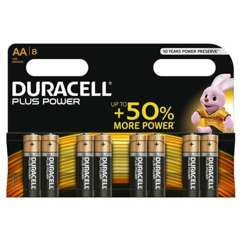 Duracell Plus Power AA Special Offer Pack 8 Pack