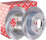 febi bilstein 08138 Brake Disc Set (2 Brake Disc) rear, full, No. of Holes 5