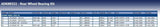 Blue Print ADK88332 Wheel Bearing Kit with wheel hub, pack of one