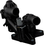 febi bilstein 45080 Thermostat Housing with Sensor, Seal and 2 Thermostats, Pack of 1