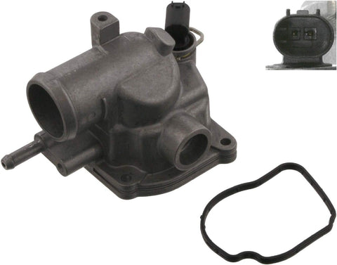 febi bilstein 37456 Thermostat Housing with sensor, seal and thermostat, pack of one