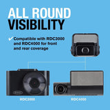 Ring Automotive RSDCR1000 Rearview Smart Dash Cam Full HD 1080p 30fps rear car camera dashcam, BLACK