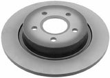 febi bilstein 24619 Brake Disc Set (2 Brake Disc) rear, full, No. of Holes 5